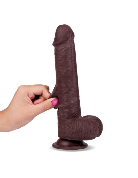 Slidy Dildo Realista Dual Layer Retractil y Orientable 9