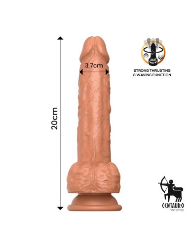 Octavius Dildo con Vibracion Thrusting y Waving 360º 78 20 cm