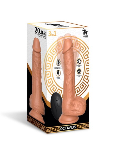 Octavius Dildo con Vibracion Thrusting y Waving 360º 78 20 cm