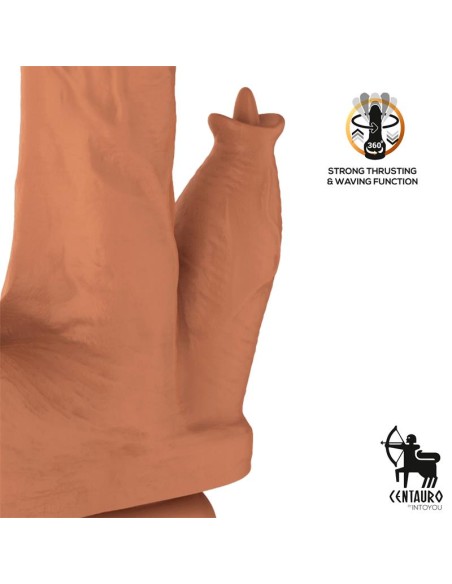 Quintus Dildo con Vibracion Thrusting y Waving 360º 9 23 cm