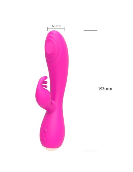 Conejito Vibrador Magic Stick con Pulsacion Fucsia Conejito Vibrador Magic Stick con Pulsacion Fucsia