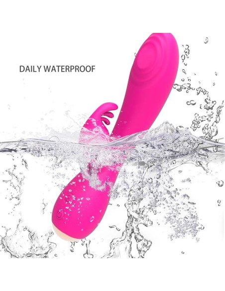 Conejito Vibrador Magic Stick con Pulsacion Fucsia Conejito Vibrador Magic Stick con Pulsacion Fucsia