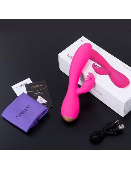 Conejito Vibrador Magic Stick con Pulsacion Fucsia Conejito Vibrador Magic Stick con Pulsacion Fucsia