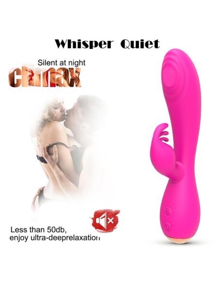Conejito Vibrador Magic Stick con Pulsacion Fucsia Conejito Vibrador Magic Stick con Pulsacion Fucsia