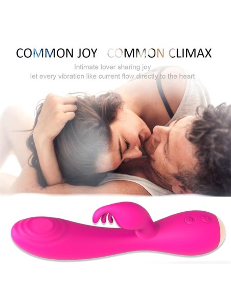 Conejito Vibrador Magic Stick con Pulsacion Fucsia Conejito Vibrador Magic Stick con Pulsacion Fucsia