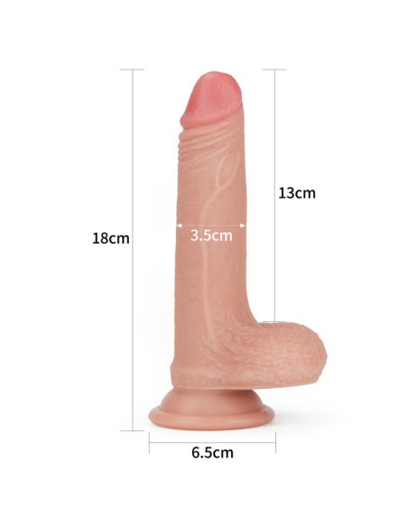 Dildo Nature 7 Silicona Liquida Natural