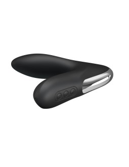 Estimlador Anal Inflable Leonard Silicona USB Negro 2