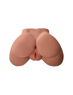 Masturbador Perfect Ass Doble Orificio Caramel Skin