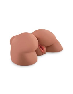 Masturbador Perfect Ass Doble Orificio Caramel Skin 2