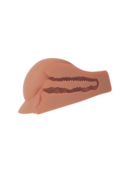 Masturbador Perfect Ass Doble Orificio Caramel Skin