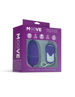 Huevo Vibrador con Contol Remoto Tamano Mediano Purpura 2