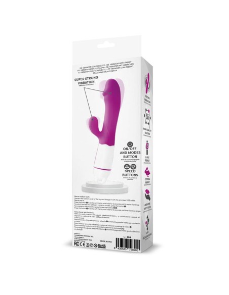 Ellys Vibrador USB 36 Funciones Silicona Purpura Ellys Vibrador USB 36 Funciones Silicona Purpura