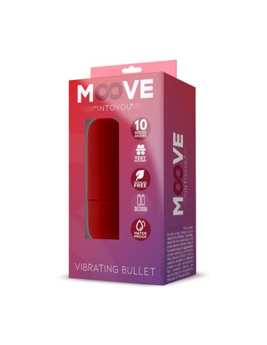 Bala Vibradora 10 Funciones Rojo