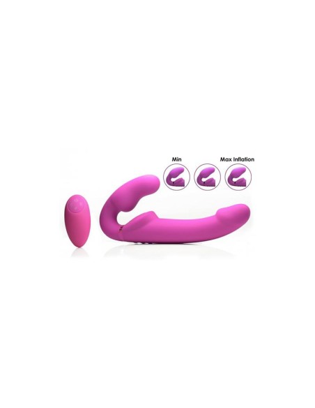 Inflatable Vibrador Doble Funcion Inflable Control Remoto Rosa Inflatable Vibrador Doble Funcion Inflable Control Remoto Rosa