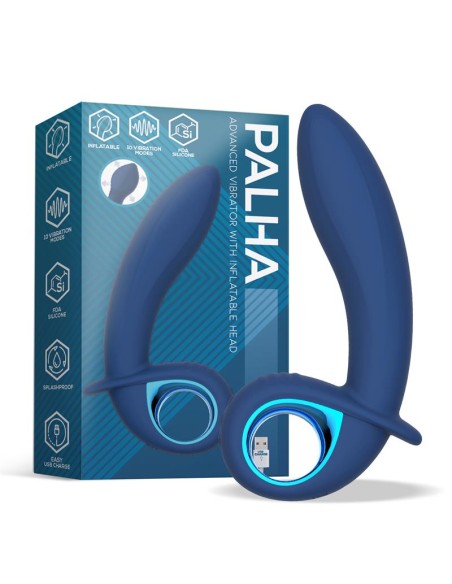 Vibrador Alpha Advanced con Funcion de Inflado y Vibracion USB Silicona Vibrador Alpha Advanced con Funcion de Inflado y Vibracion USB Silicona