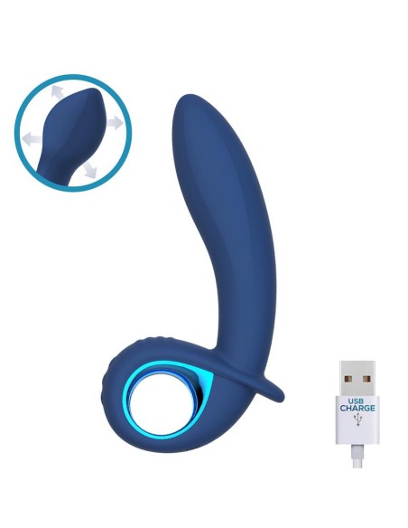 Vibrador Alpha Advanced con Funcion de Inflado y Vibracion USB Silicona Vibrador Alpha Advanced con Funcion de Inflado y Vibracion USB Silicona