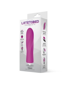 Trimy Bala Vibradora Easy Quick Silicona Rosa 2