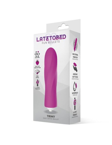 Trimy Bala Vibradora Easy Quick Silicona Rosa