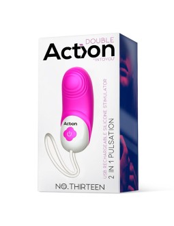 No Thirteen Estimulador 2 in 1 con Vibracion y Pulsacion 2