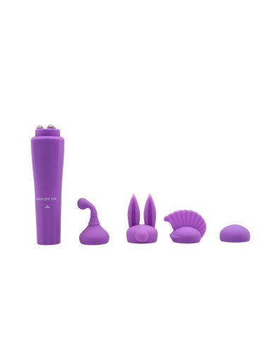 Estimulador con 4 Cabezales Sweet Purpura