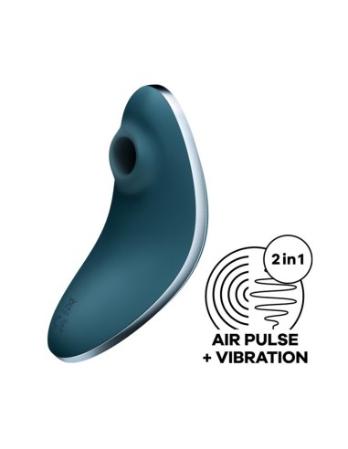 Succionador de Clitoris y Vibracion Vulva Lover 1 Azul