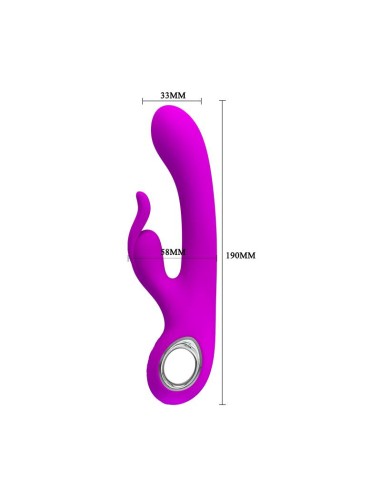 Vibrador Hot Rabbit Purpura