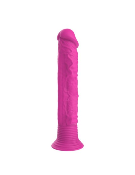 Dildo Realista con Vibracion Silicona Rosa