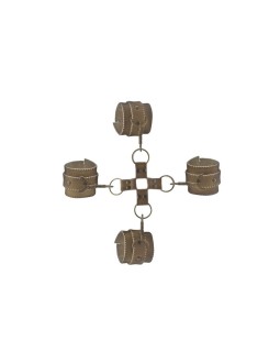 Shots Ouch Brown Juego de Ligaduras Marron