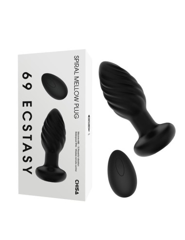 Spiral Mellow Plug Anal con Vibracion y Control Remoto
