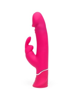 Vibrador Realistic Dual Density Rabbit Rosa 2