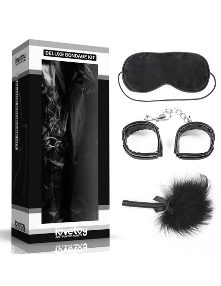 Kit Bondage Deluxe Negro Kit Bondage Deluxe Negro