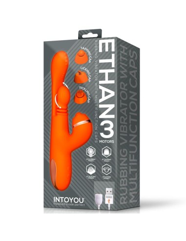 Ethan Vibrador Masaje 360º para el Punto G y Cabezales Intercambiables