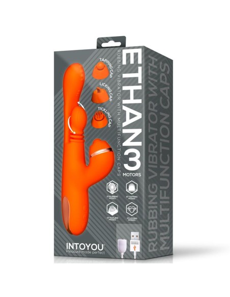 Ethan Vibrador Masaje 360º para el Punto G y Cabezales Intercambiables