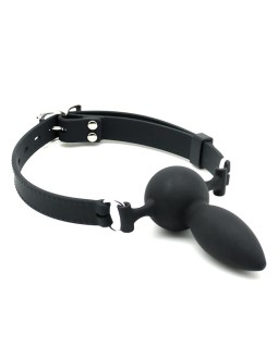 Rimba Latex Play Mordaza Con Dildo 2