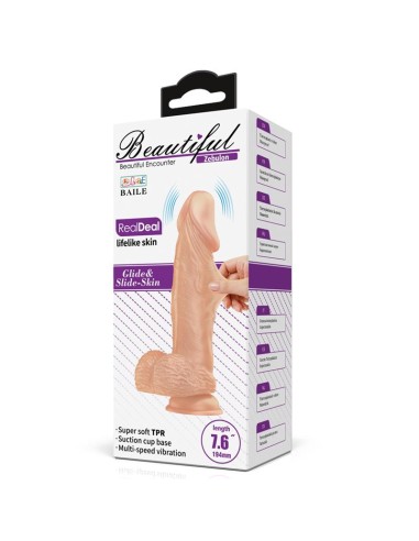 Vibrador Realista 76 Control Remoto