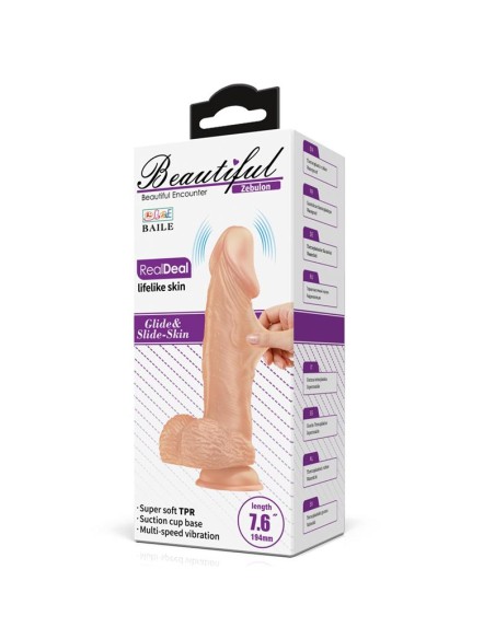 Vibrador Realista 76 Control Remoto