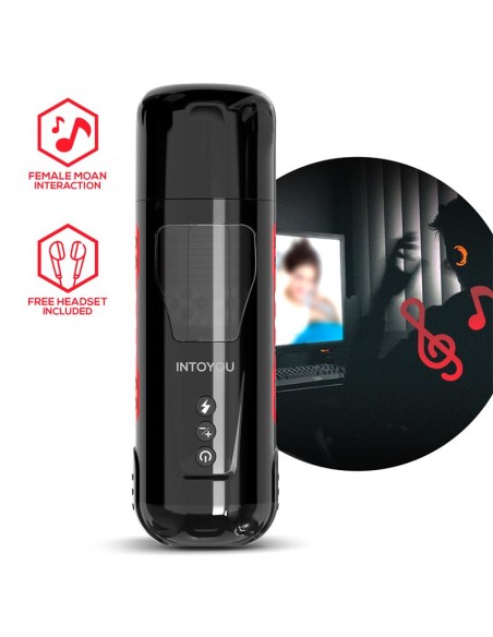 Pyro Masturbador Advanced con Thrusting Rotacion y Gemidos Pyro Masturbador Advanced con Thrusting Rotacion y Gemidos