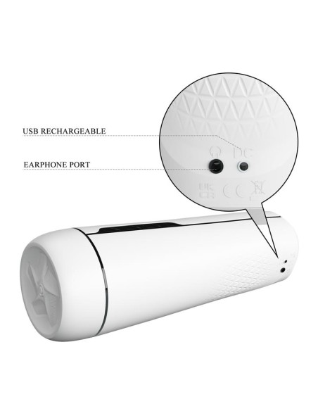 Sienna Masturbador Masculino con Vibracion Voz Sex Talk y Succion