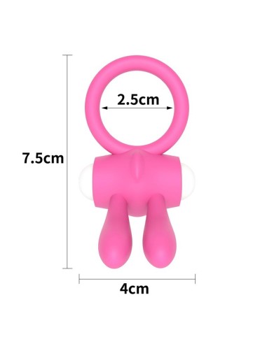 Anillo Vibrador Power Clit Rosa