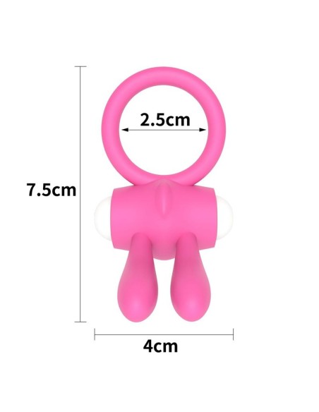 Anillo Vibrador Power Clit Rosa Anillo Vibrador Power Clit Rosa