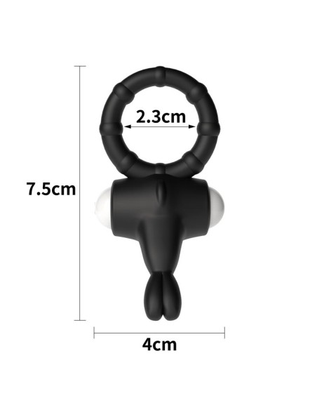 Anillo Vibrador Power Clit Negro Anillo Vibrador Power Clit Negro