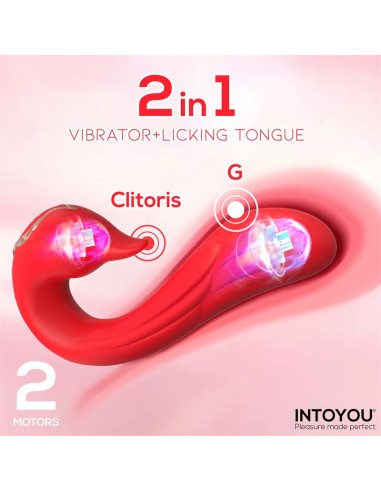 Swana Vibrador con Lengua y angulo Ajustable