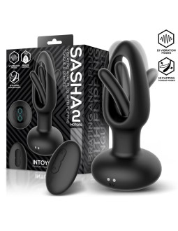 Sasha Plug con Vibracion y Lengua Flipping yControl Remoto