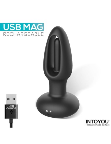 Sasha Plug con Vibracion y Lengua Flipping yControl Remoto