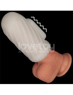 Knights Ring Funda para el Pene y Estimulador Spiral 2