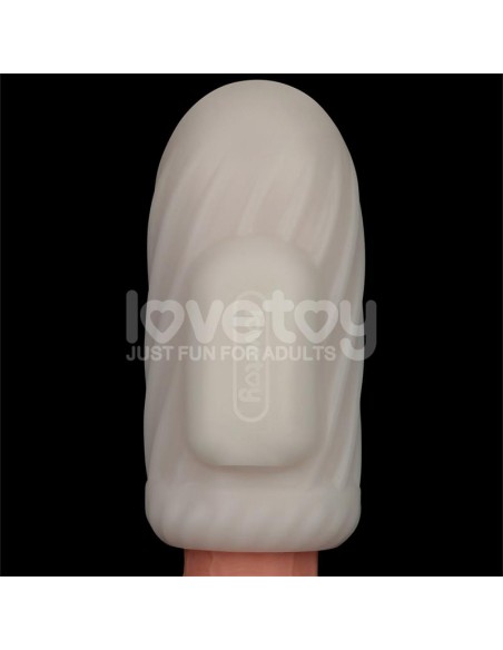 Knights Ring Funda para el Pene y Estimulador Spiral