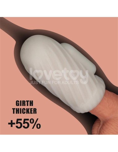 Knights Ring Funda para el Pene y Estimulador Spiral