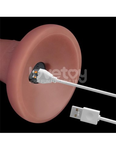 Dildo Dual Layer con Vibracion 6