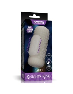 Knights Ring Funda para el Pene y Estimulador Drip