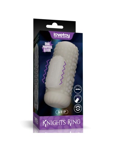 Knights Ring Funda para el Pene y Estimulador Drip
